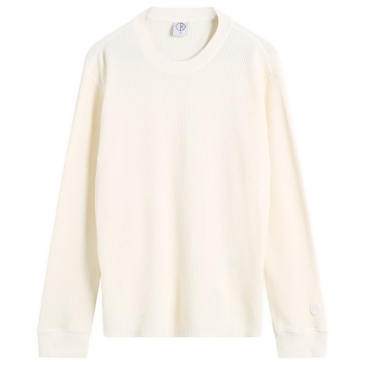 Tričko Polar Skate Co. Dylan Long Sleeve Waffle T-Shirt Biela | PSC-W25-12-NEU, 0