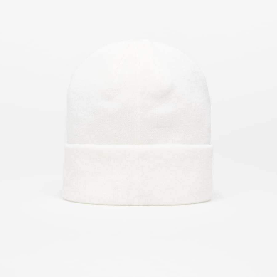 Embroidered Logo Beanie White/ Red