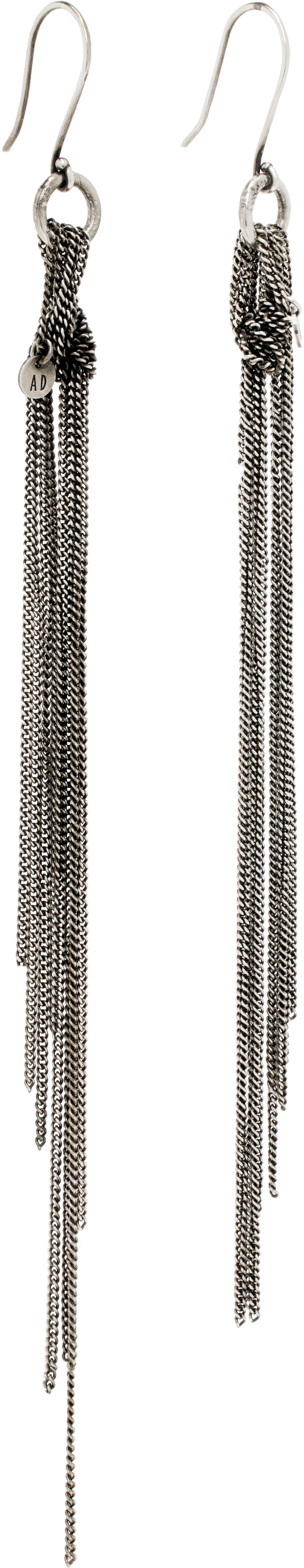 Náušnice Ann Demeulemeester Ann Demeulemeester Wivi Knottassel Earrings Metalická | CO00-W-JE0134-JW020-070, 1