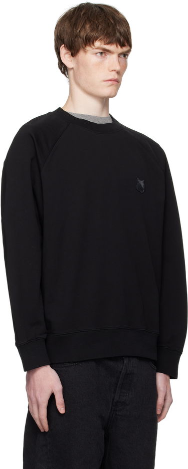Mikina MAISON KITSUNÉ Maison Kitsuné Fox Head Patch Oversize Sweatshirt Šedá | PM00306KM0340, 4