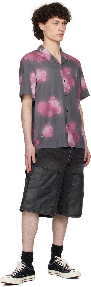Košeľa Ksubi Ksubi Cursed Resort Short Sleeve Shirt Šedá | MSP25SH007, 3