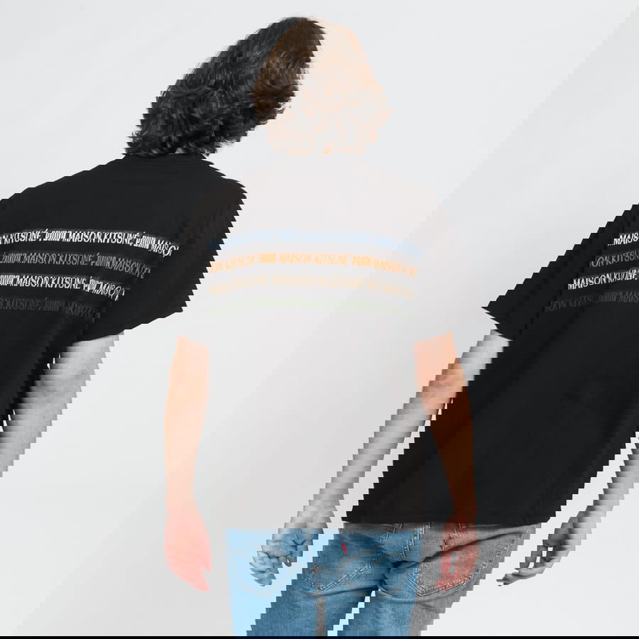 Tričko Puma x Maison Kitsune Engineered Čierna | 532328 01, 1