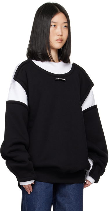 Mikina Jean Paul Gaultier Jean Paul Gaultier 'The Petit Grand' Layered Sweatshirt Čierna | 24/30-F-SW040-J057-0100, 1