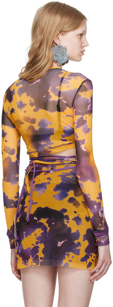 Crop Top Ottolinger Ottolinger Exclusive Long Sleeve Crop Top Žltá | 101016, 2