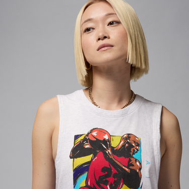 Tielko Jordan Jordan Graphic Sleeveless T-Shirt Biela | HJ0199-051, 4