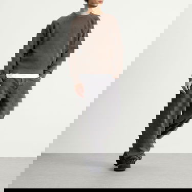 Sveter Dime Wave Knit Sweater Hnedá | DIMEHO255BRW, 4