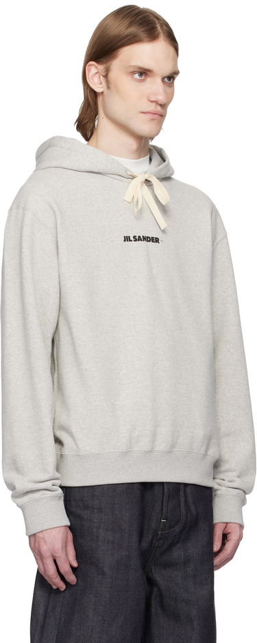 Mikina Jil Sander Jil Sander + Logo Hoodie Šedá | J47GU0129_J20010, 1