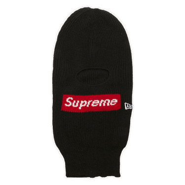 Čiapky a klobúky Supreme New Era x Box Logo Balaclava Čierna | FW21BN58 BLACK, 0