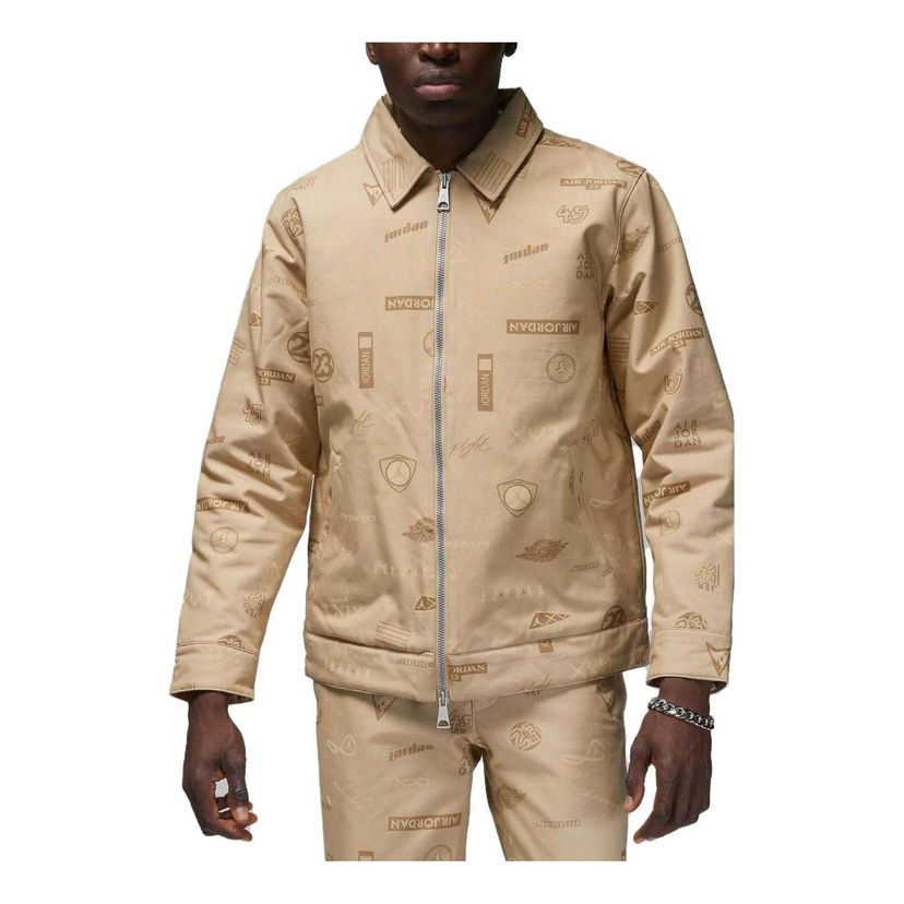 Bunda Jordan Flight Heritage Printed Jacket Hnedá | DV7564-254