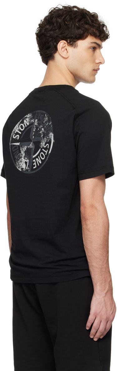 Tričko Stone Island Stone Island Organic Cotton Jersey T-Shirt Čierna | K1S15 2100020 S0080, 2