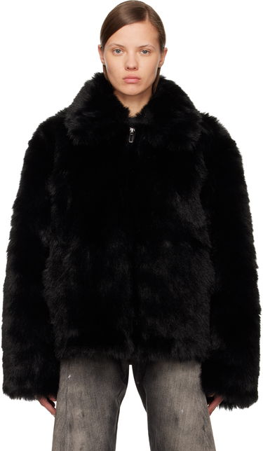 Bunda 032C 032c Muddy Faux-Fur Jacket Čierna | F25-URW-1904-000-W, 0