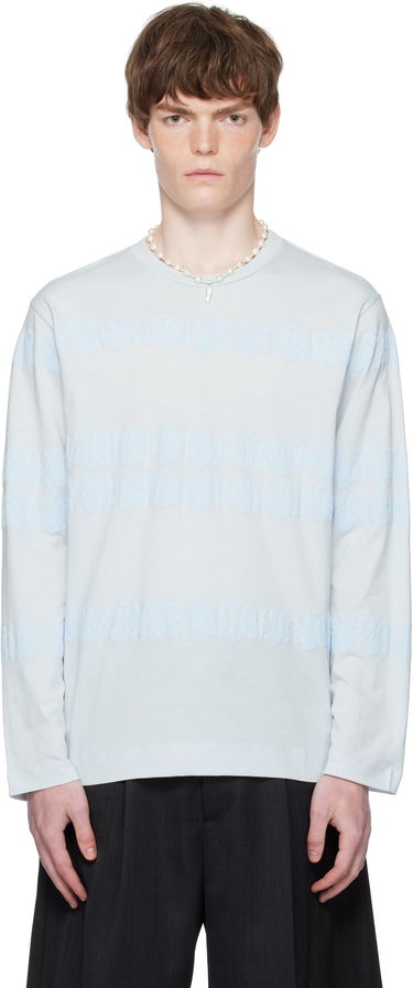 Tričko Simone Rocha Simone Rocha Daisy Chain Print Long Sleeve T-shirt Modrá | 5194P47P48-M 0569, 0