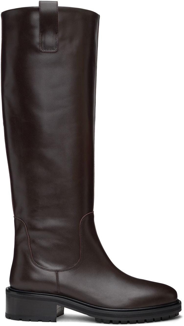 Oblečenie Aeyde Aeyde Henry Tall Boots Hnedá | A11-KB-LAID45CH-222-953-001, 0