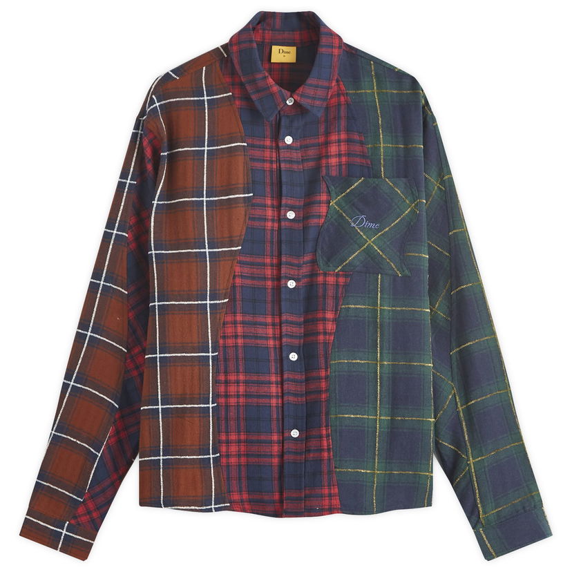 Košeľa Dime Triple Plaid Shirt Rôznofarebný | DIMEHO249MUL