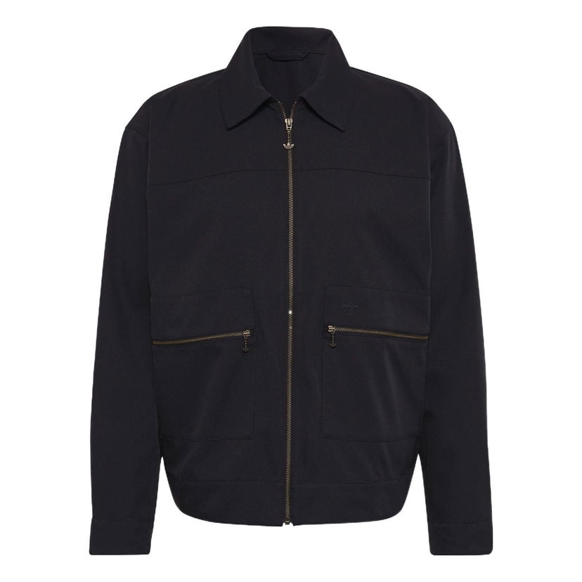 Vetrovka adidas Originals Originals Contempo Zip-Up Jacket Čierna | HK2919