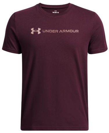 Tričko Under Armour Logo Wordmark Short Sleeve T-Shirt Vínová | 1389963-600, 0