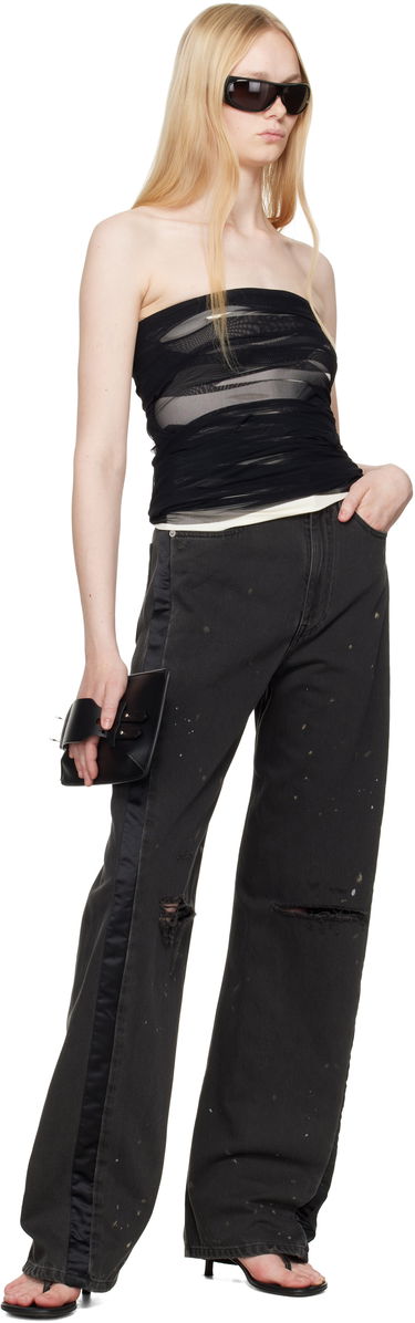 Džínsy Maison Margiela MM6 Maison Margiela 5 Pockets Distressed Jeans Čierna | S62LB0190 M30011, 3