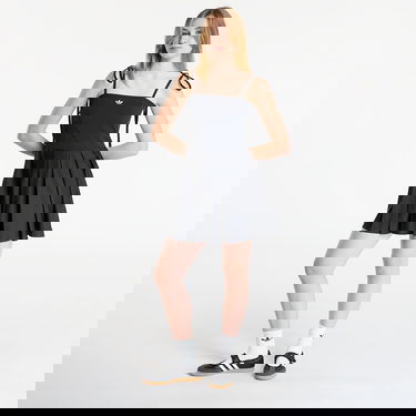 Šaty adidas Originals Ribbon Pleated Mini Dress Čierna | JW0115, 3