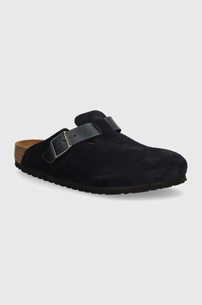 Tenisky a topánky Birkenstock Boston Suede Slippers Modrá | 1028210, 0