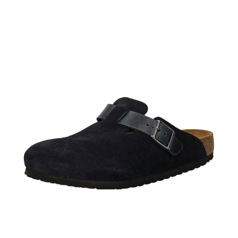 Tenisky a topánky Birkenstock Boston Suede Slippers Modrá | 1028210