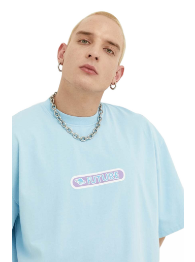 Tričko PREACH Oversized Future Pill Tee Modrá | 206277