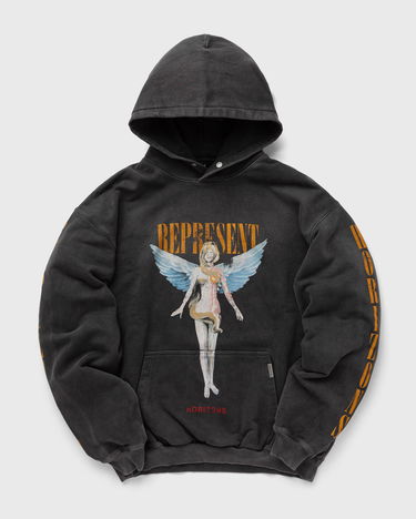 Mikina Represent Clo Represent REBORN HOODIE Hnedá | MLM435-444, 0