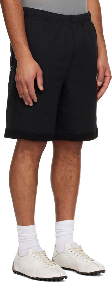 Šortky AAPE by A Bathing Ape Reversible Moonface Logo Sweat Shorts Čierna | AAPSPMC602XXNBKX, 1