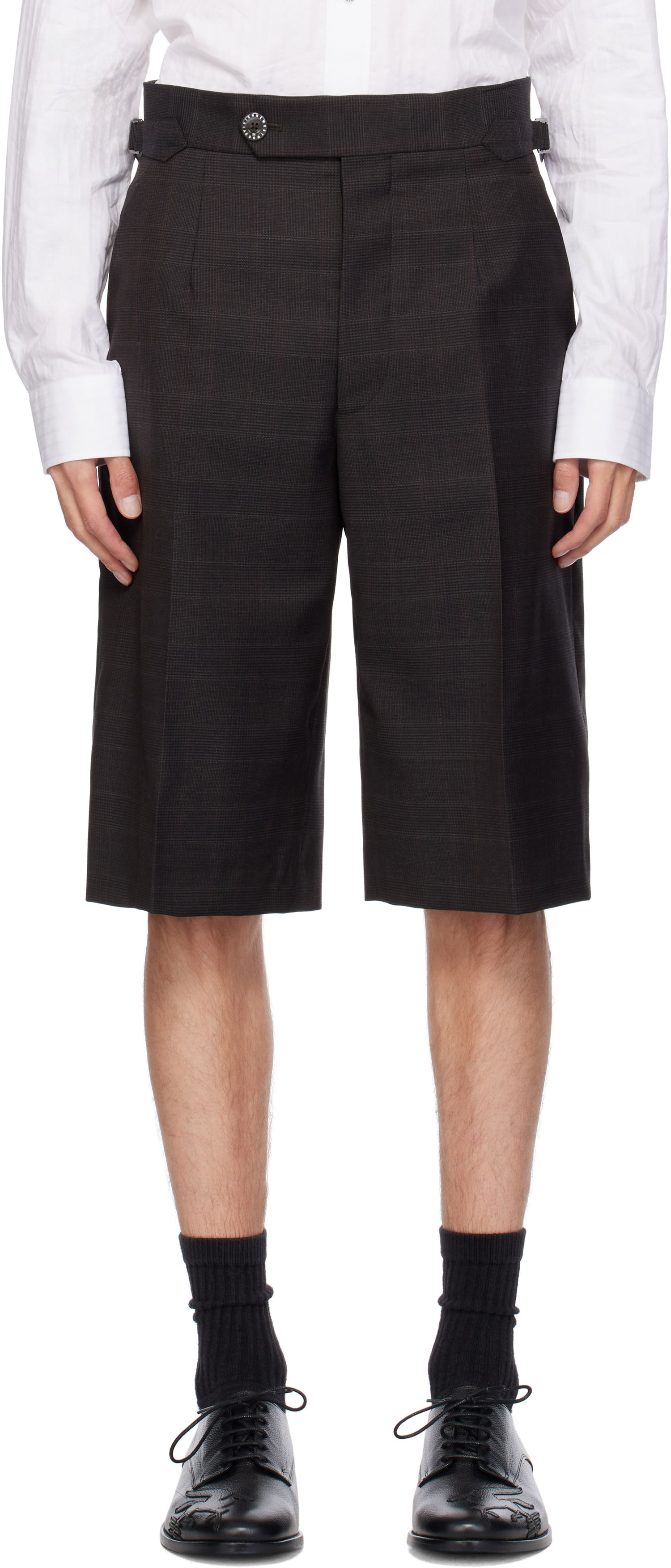 Šortky Vivienne Westwood Humphrey Shorts Hnedá | 2F01001A-W00YX-, 0