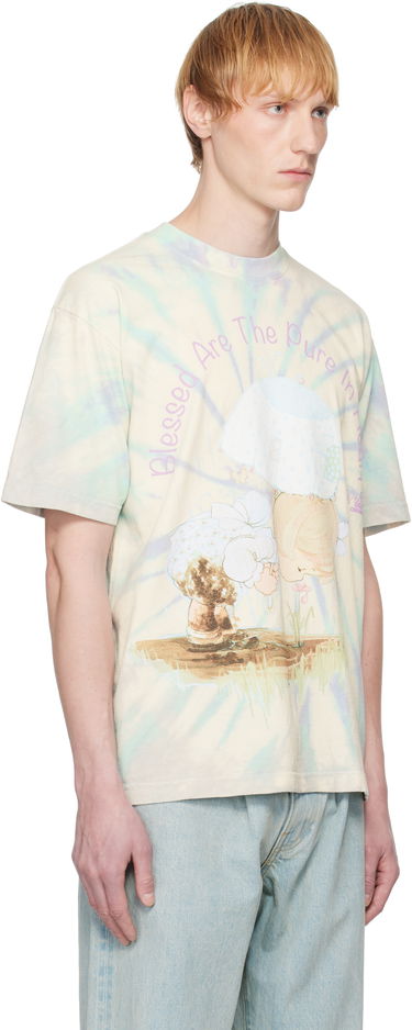 Tričko Online Ceramics Online Ceramics Precious Moments 'Blessed Are The Pure In Heart' Tie-Dye T-Shirt Žltá | Blessed Tie-Dye SS Tee, 1