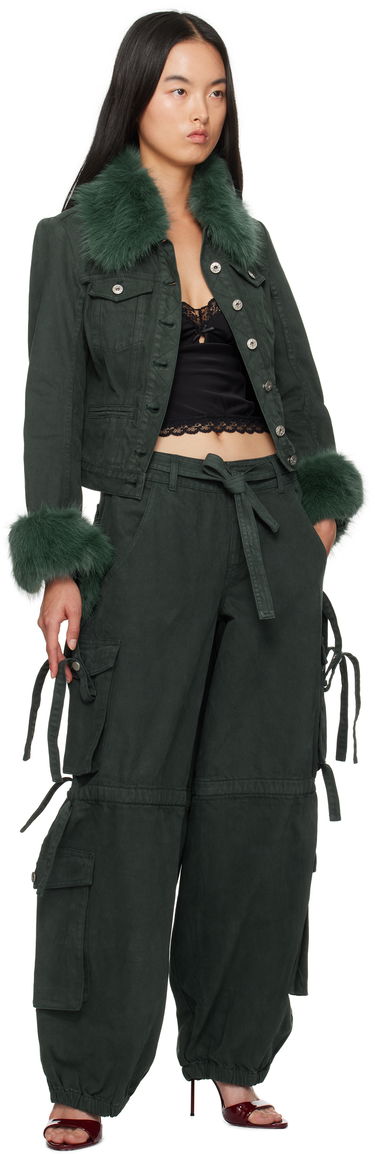 Cargo nohavice GUIZIO Guizio Anais Cargo Pants Zelené | F24203W100, 3