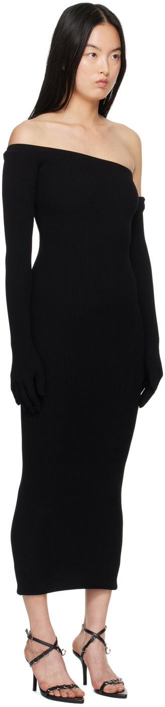 Šaty Jean Paul Gaultier Jean Paul Gaultier Asymmetric Neck Maxi Dress Čierna | 24/25-F-RO164-M070-00, 1