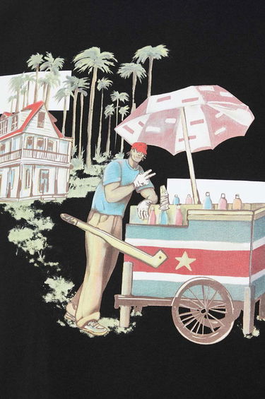 Tričko Filling Pieces Filling Pieces Ice Vendor Graphic T-Shirt Čierna | 74434011861, 5