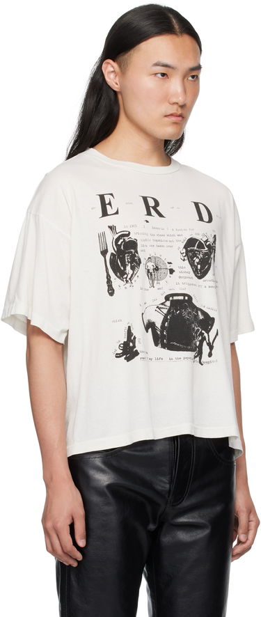 Crop Top Enfants Riches Déprimés Enfants Riches Déprimés 'My Role In The War' Graphic T-Shirt Biela | 010-830, 1