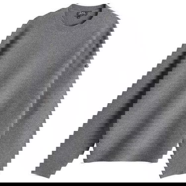 Sveter A.P.C. A.P.C. Thomas Waffle Knit Jumper Šedá | WVBCZ-H23434-PLC, 0
