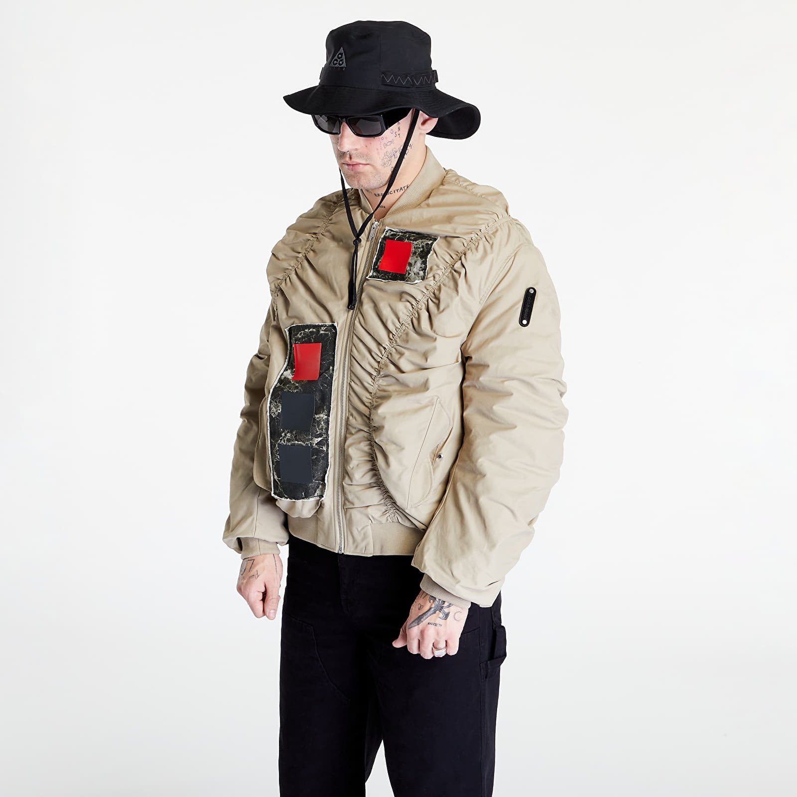 Cubist Ruched Bomber