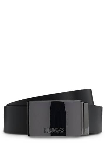 Opasok BOSS Gift-boxed Reversible Belt in Italian Leather Čierna | 50553976