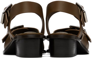 Tenisky a topánky LEMAIRE Square Heeled Sandals Hnedá | FO0030 LL196, 1