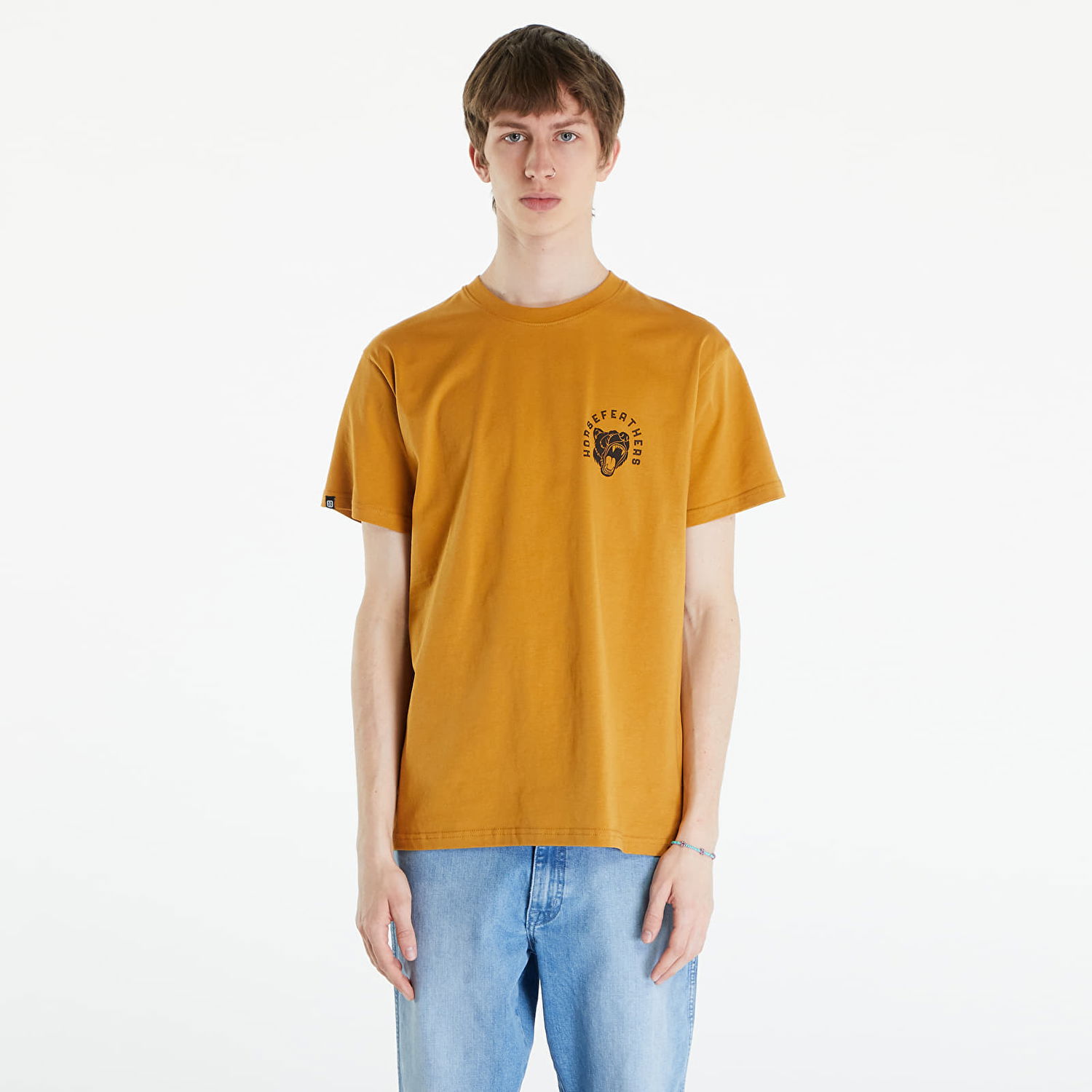 Tričko Horsefeathers Roar II T-Shirt Spruce Yellow Žltá | SM1340A, 0