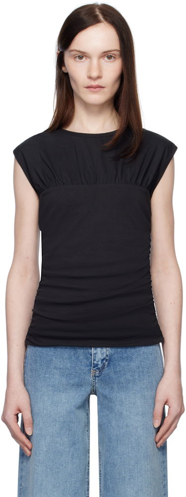 Tielko rag & bone Rag & Bone Mica Banded Top Čierna | WCC24HT009M409, 0