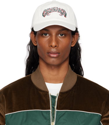 Šiltovka Casablanca Casablanca Gothic Logo Patch Cap Biela | AS25-HAT-002-03, 0