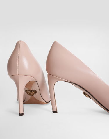 Doplnky Dolce & Gabbana Dolce & Gabbana Polished Goatskin Pumps Ružová | CD1893A57388I481, 3