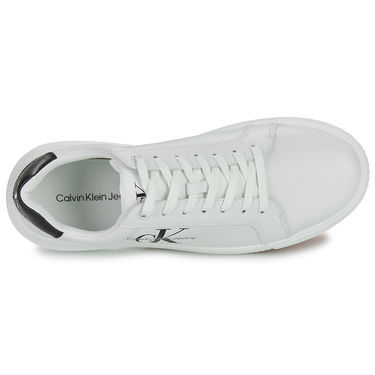 Tenisky a topánky CALVIN KLEIN Shoes (Trainers) Jeans CHUNKY CUPSOLE MONO LTH Biela | YM0YM00681-0LD, 4