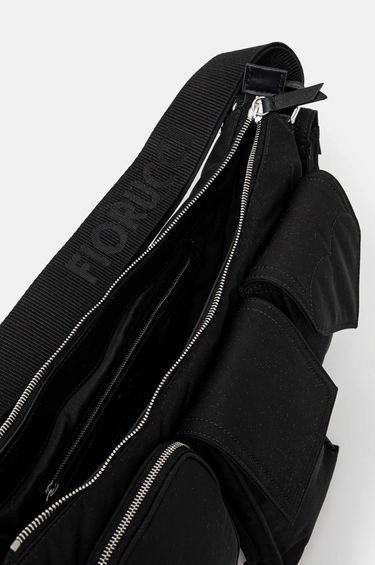 Ľadvinka Fiorucci Nylon Super Pocket Bag Čierna | U01FMABA123NY01BK01, 5
