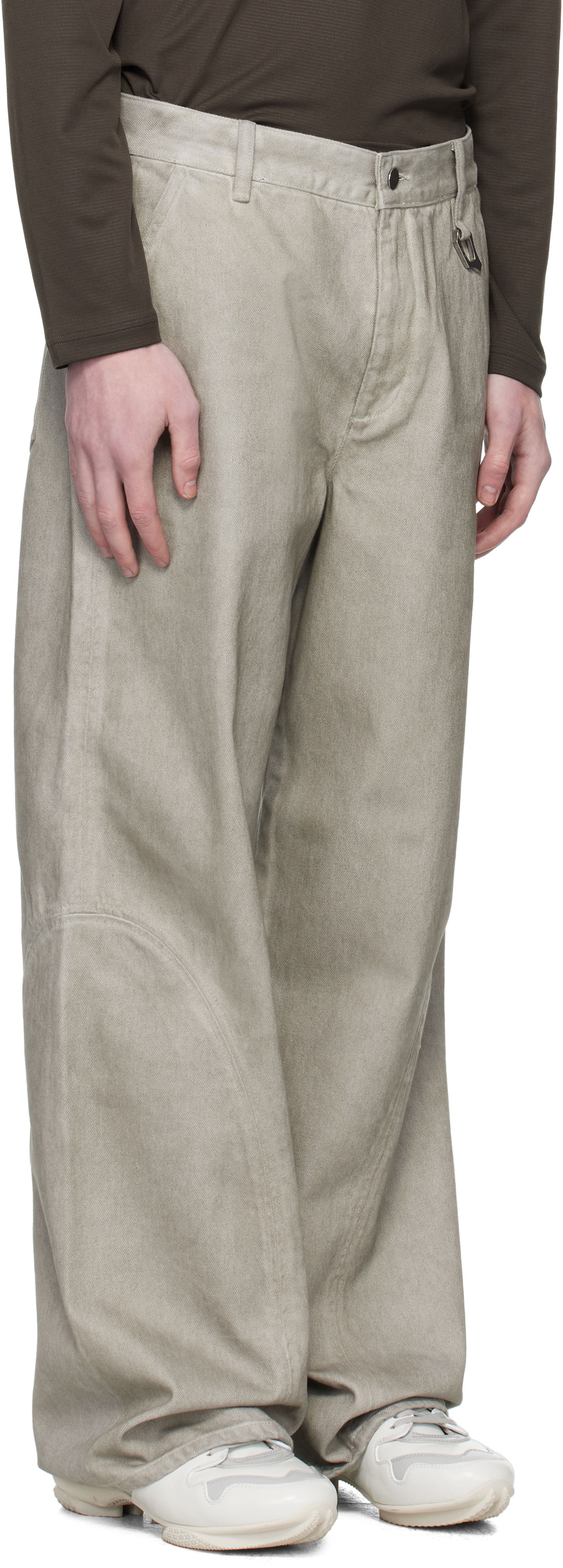 Džínsy HELIOT EMIL HELIOT EMIL Basalt Loose Fit Jeans Béžová | PREAW25_M_10_189_DGY05WSH_CO, 1