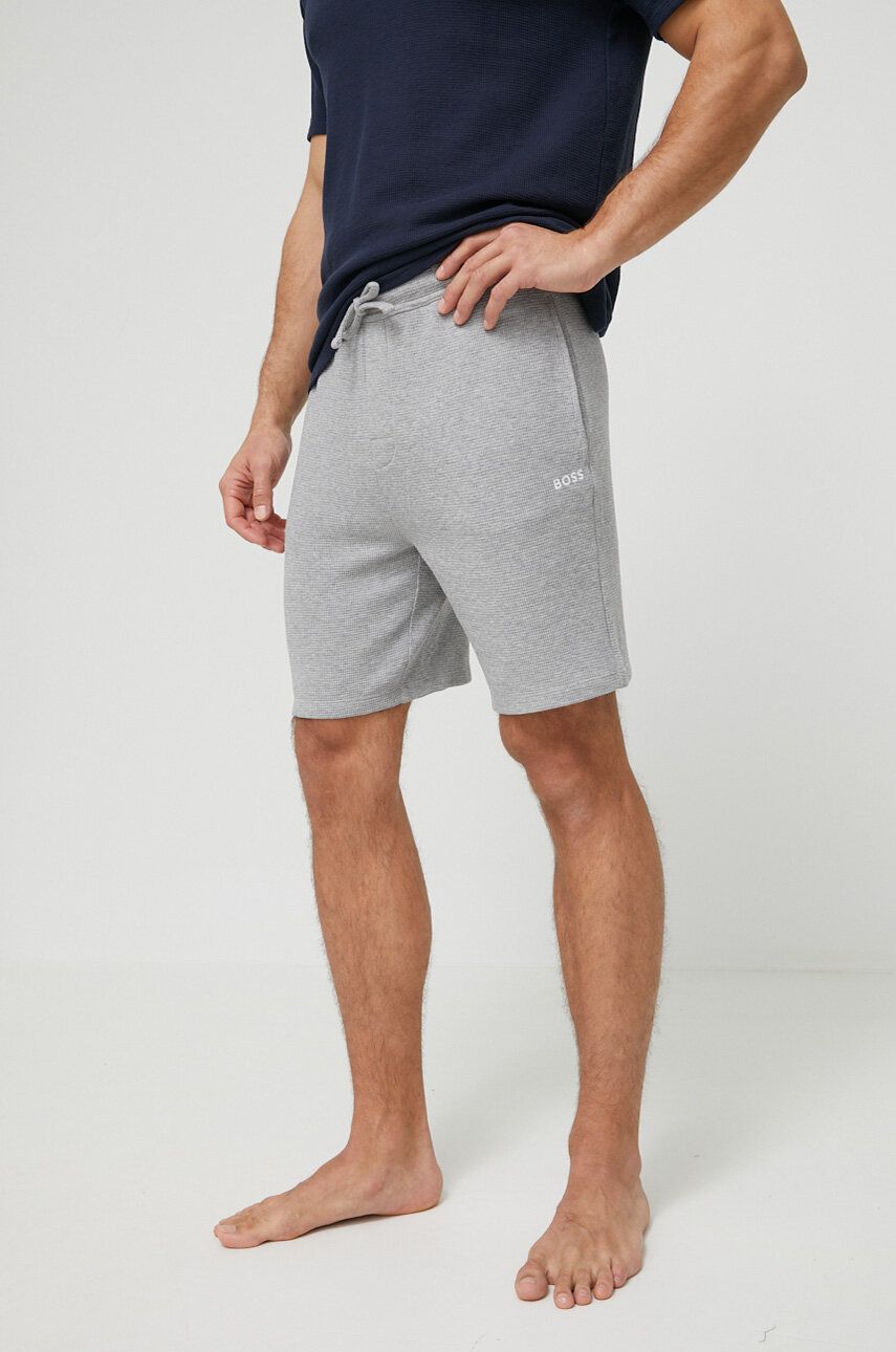 Šortky BOSS Sweat Shorts Šedá | 50480828, 0