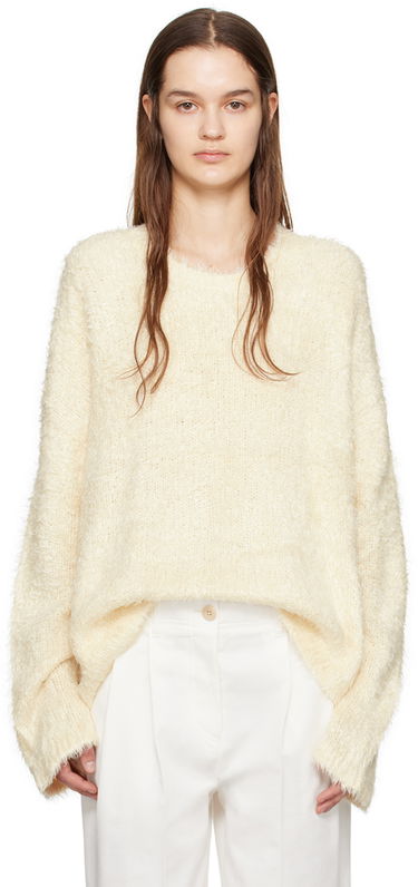 Sveter TOTEME TOTEME Women's Crewneck Sweater Biela | 242-WRT2289-YA0050, 0