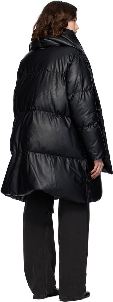 Prešívaná bunda Maison Margiela MM6 Maison Margiela Faux-Leather Puffer Jacket Čierna | S52AA0193 S53057, 2
