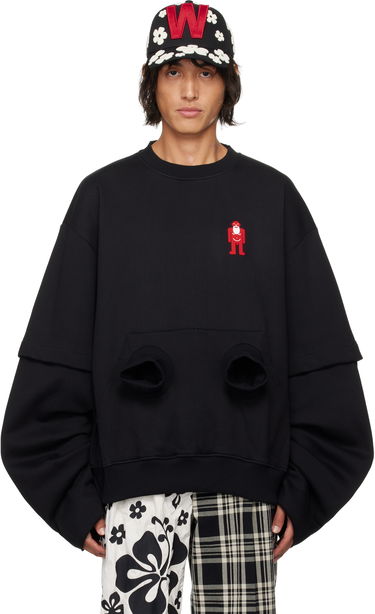 Mikina Walter Van Beirendonck 'Black Hole' Oversized Sweatshirt Čierna | 8012, 0