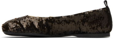Oblečenie JW Anderson JW Anderson All-Over Sequin Ballerina Flats Hnedá | BL0034-FA0424, 2