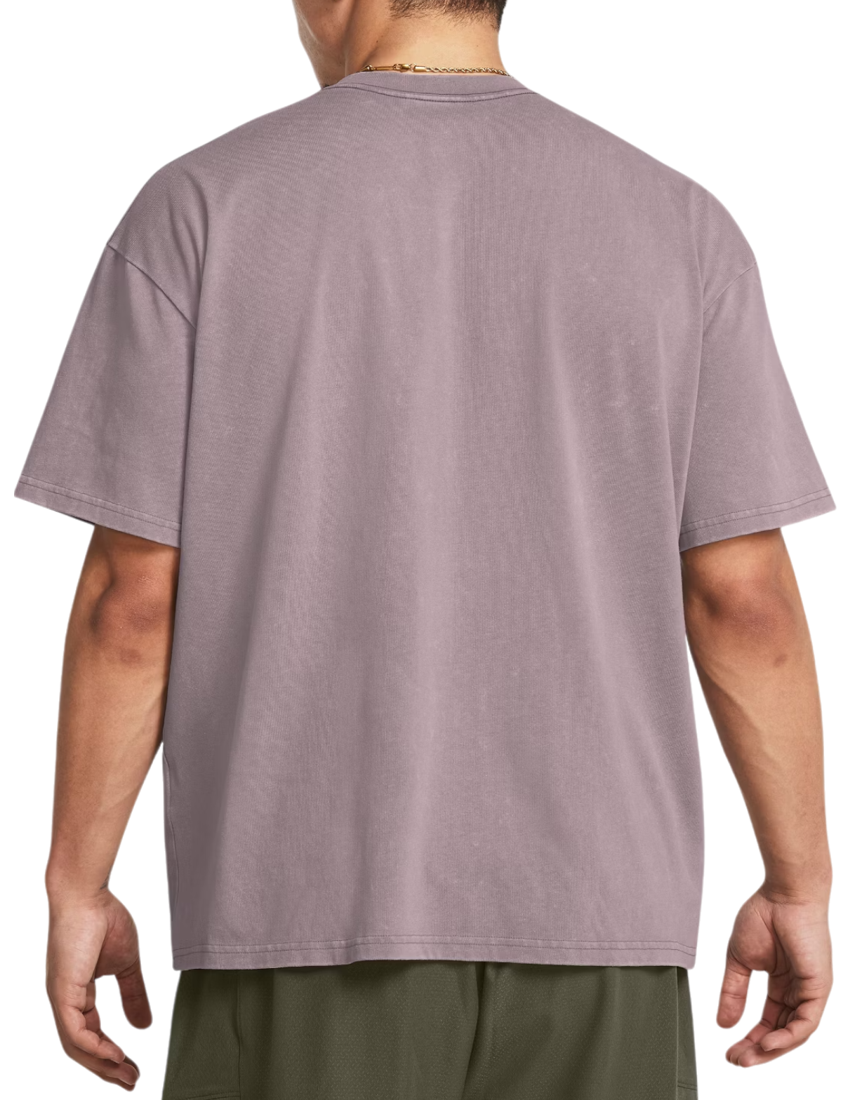 Tričko Under Armour T-Shirt Oversized Logo Wash Fialová | 1389147-015, 1